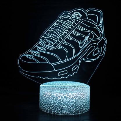 Basketball Shoes 3D Optical Illusion Lamp - 3D Optical Lamp
