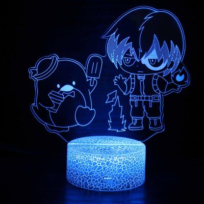 Optical Illusion 3D Penguin Cartoon Lamp-3D Optical Lamp