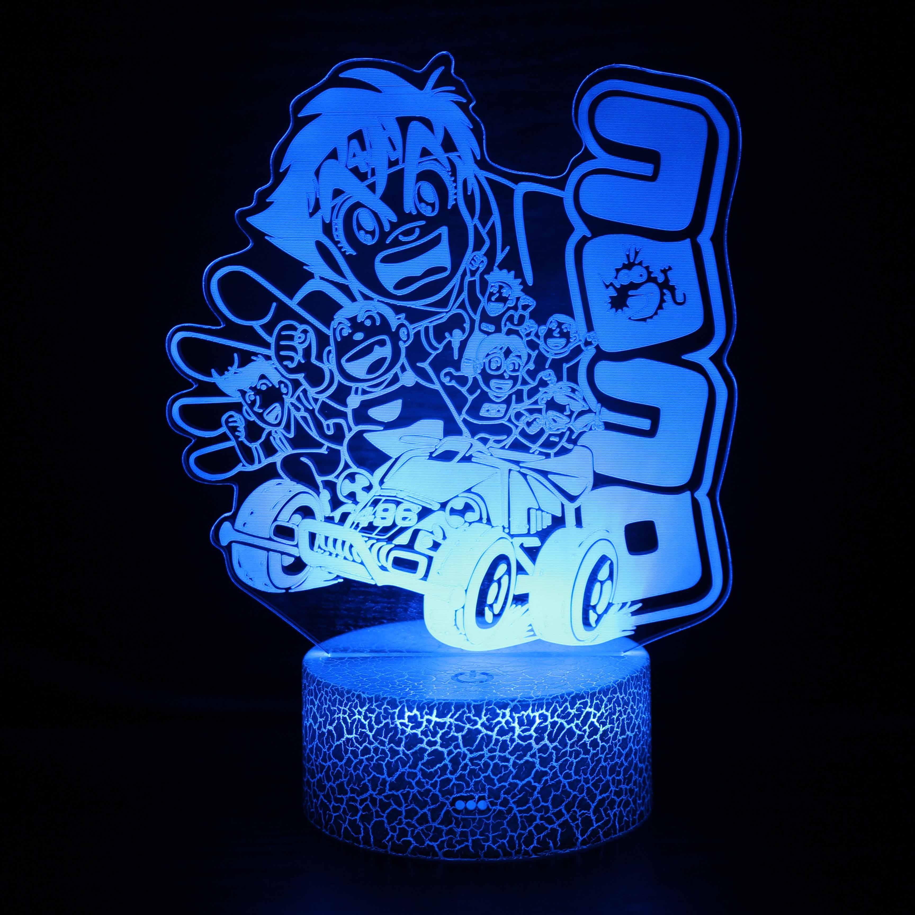Cute Oudo Cartoon Optical Illusion Lamp - 3D Optical Lamp
