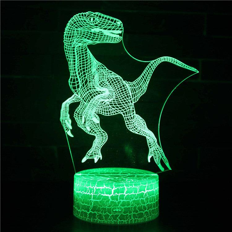 Realistic Dinosaur 3D Optical Illusion Lamp For Decor-3D Optical Lamp