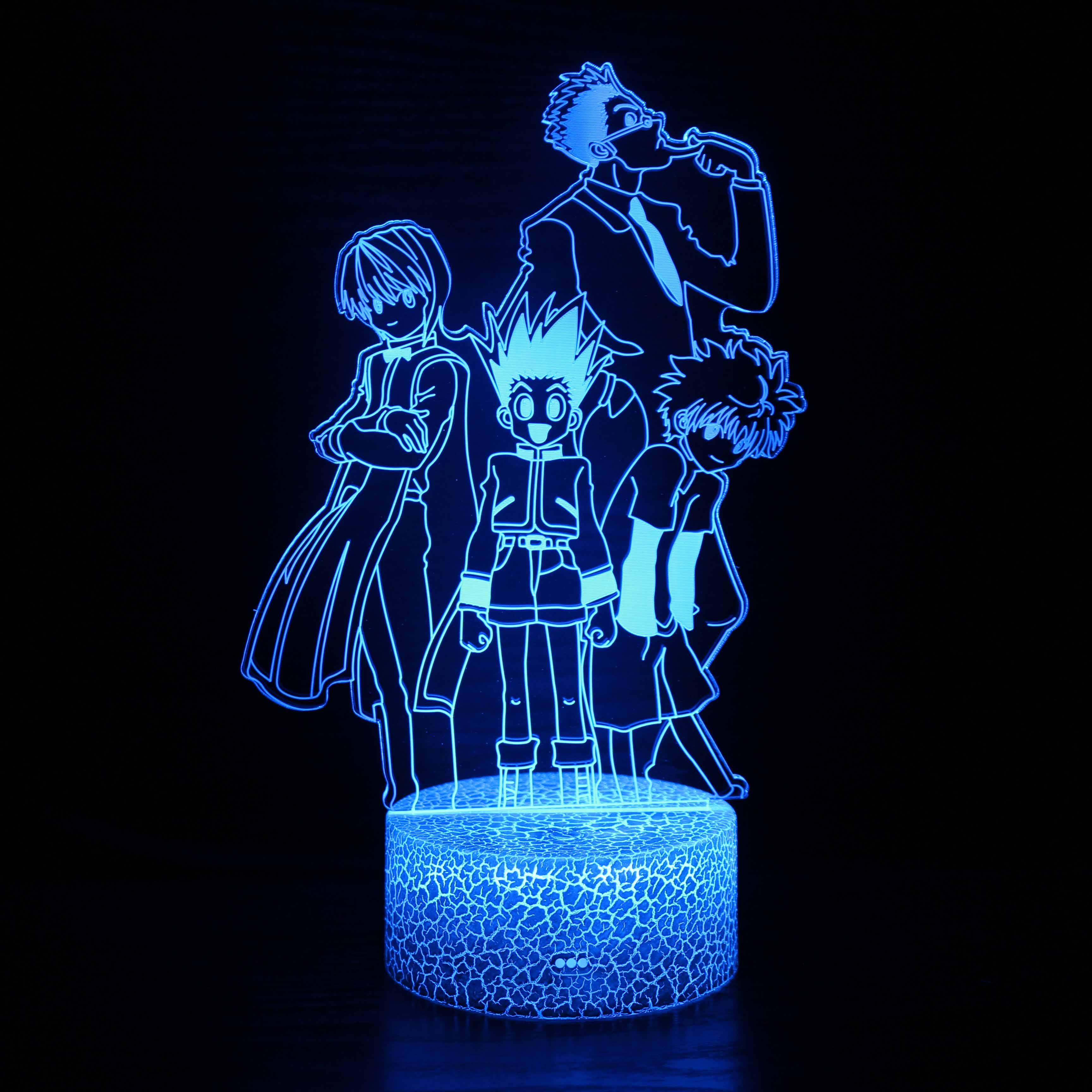 HunterxHunter Group Lamp-3D Optical Lamp