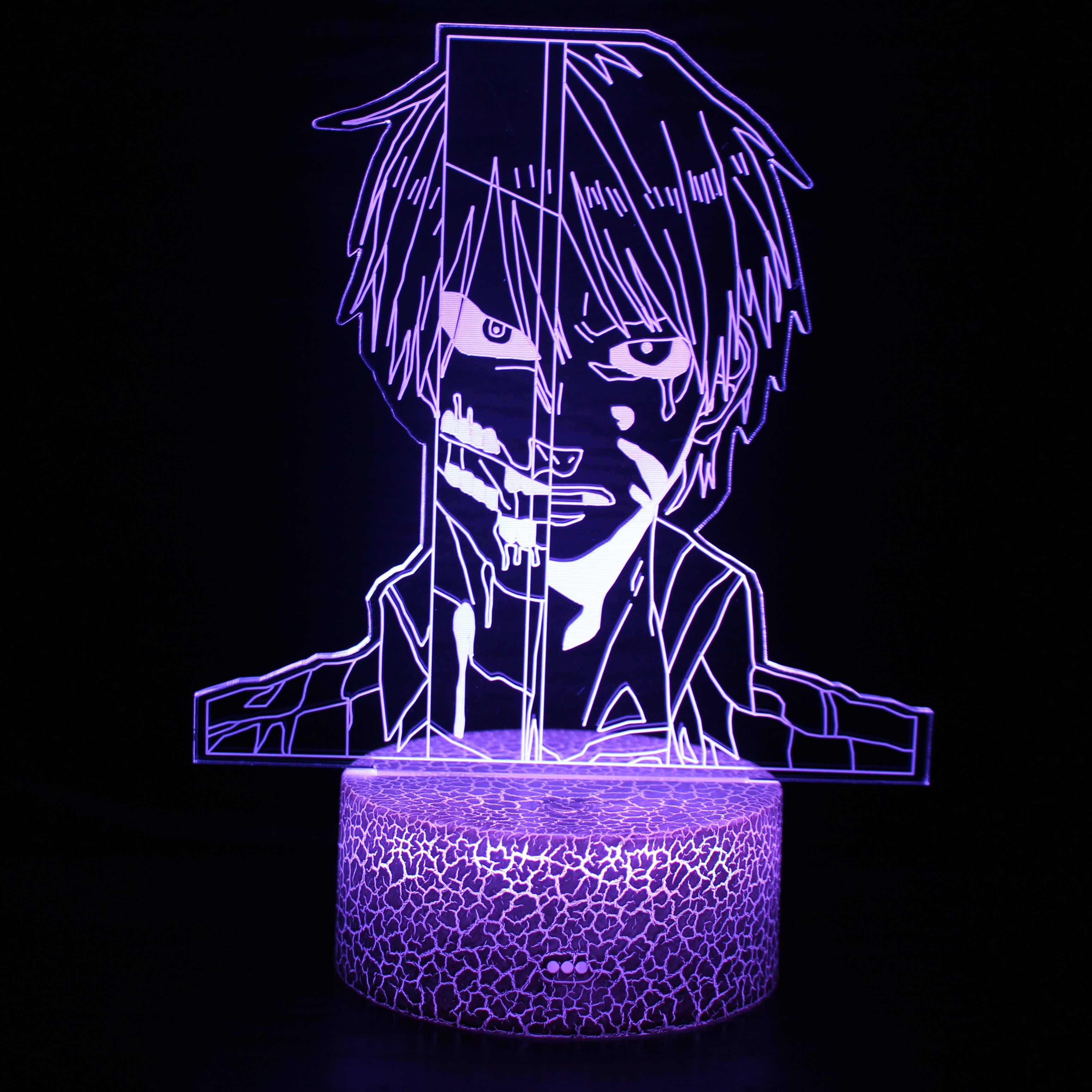 Anime Split Face Lamp-3D Optical Lamp