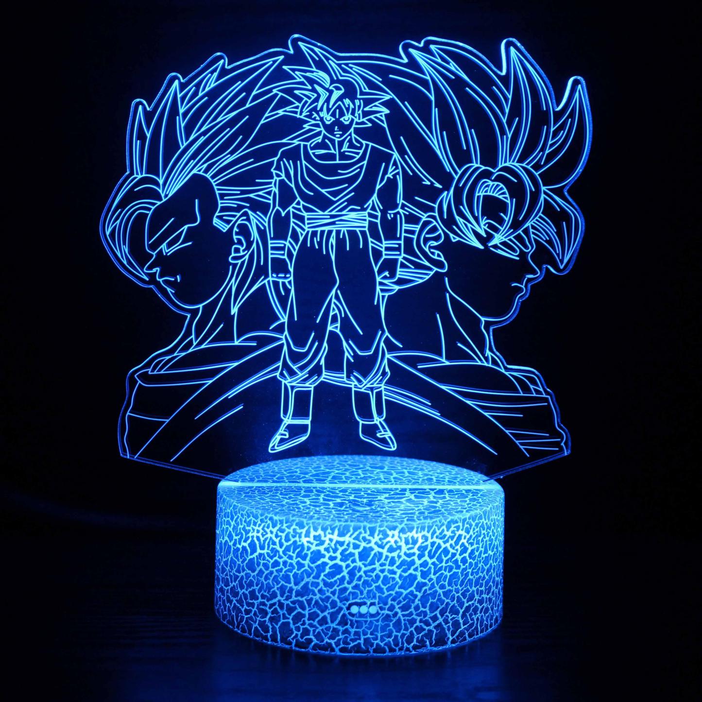 Dragon Ball Z Character 3D Optical Illusion Lamp-3D Optical Lamp