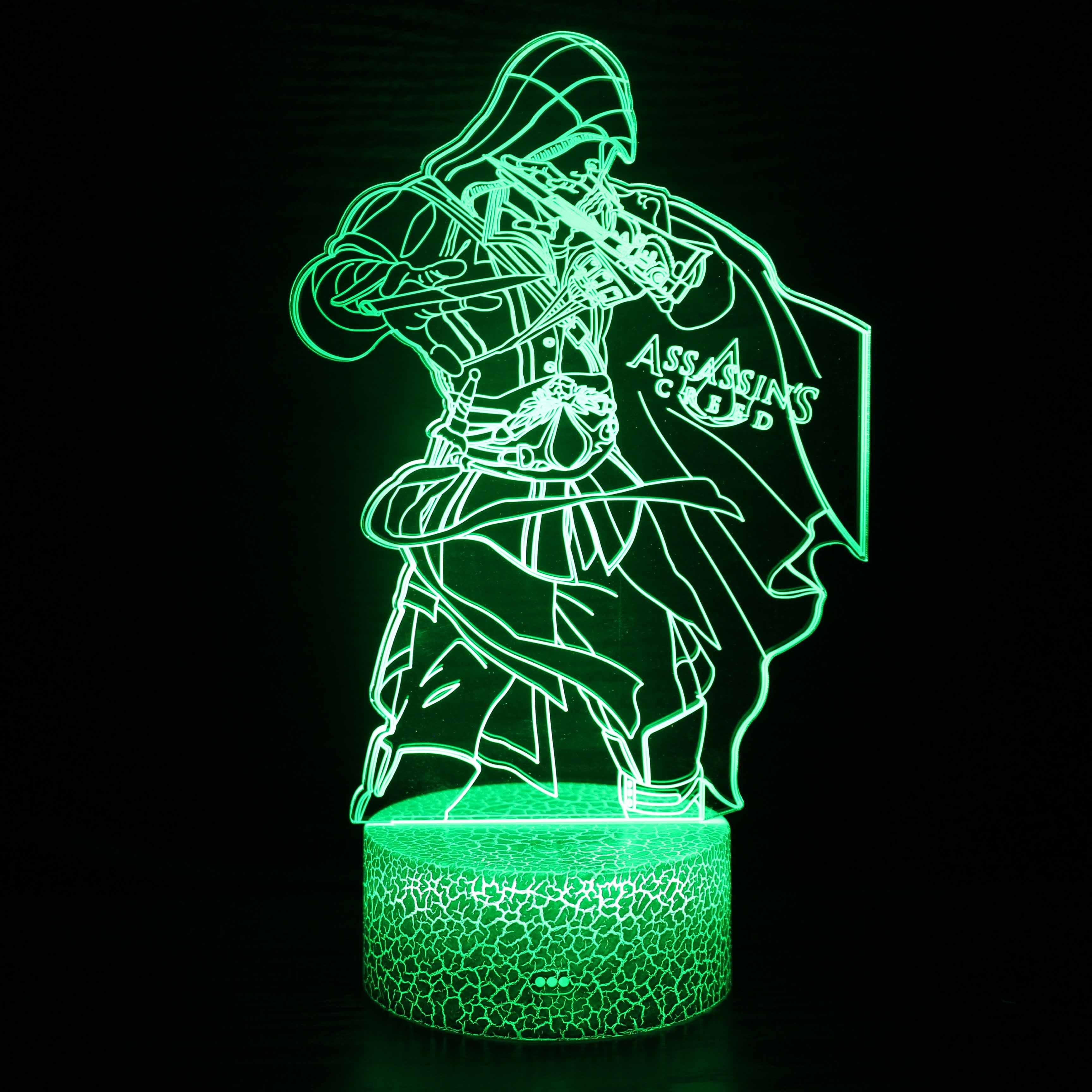 Assassins Creed LED Lamp-3D Optical Lamp