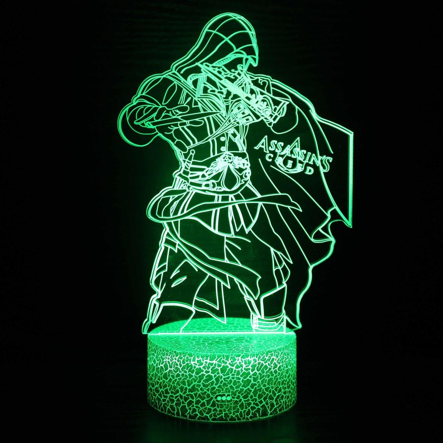 Assassins Creed LED Lamp-3D Optical Lamp
