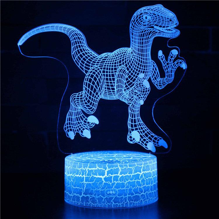 Realistic Dinosaur 3D Optical Illusion Lamp For Lighting-3D Optical Lamp