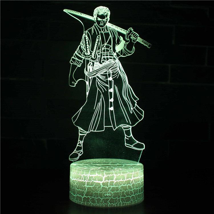 One Piece Character 3D Optical Illusion Lamp - 3D Optical Lamp
