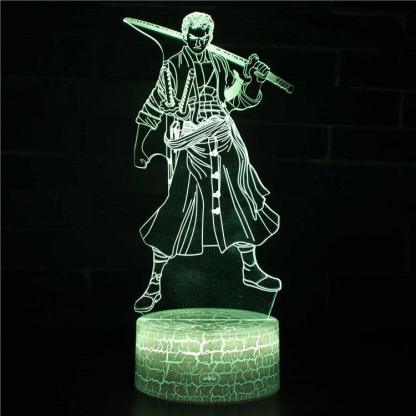 One Piece Character 3D Optical Illusion Lamp - 3D Optical Lamp