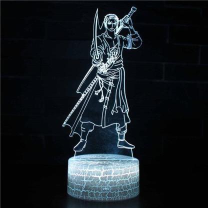 One Piece Roronoa Zoro 3D Lamp-3D Optical Lamp