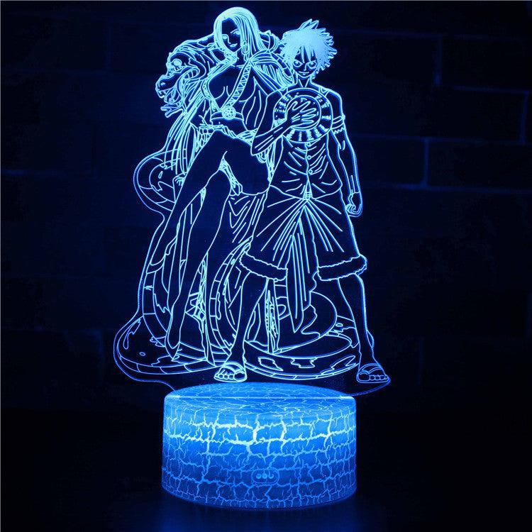 One Piece Character 3D Optical Illusion Lamp - 3D Optical Lamp