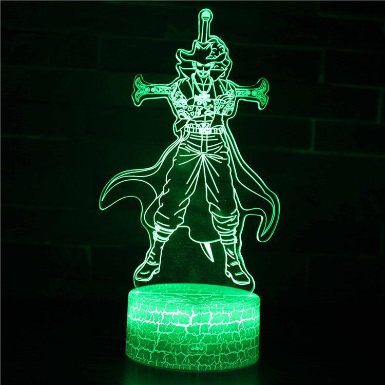 One Piece Character 3D Optical Illusion Lamp - 3D Optical Lamp