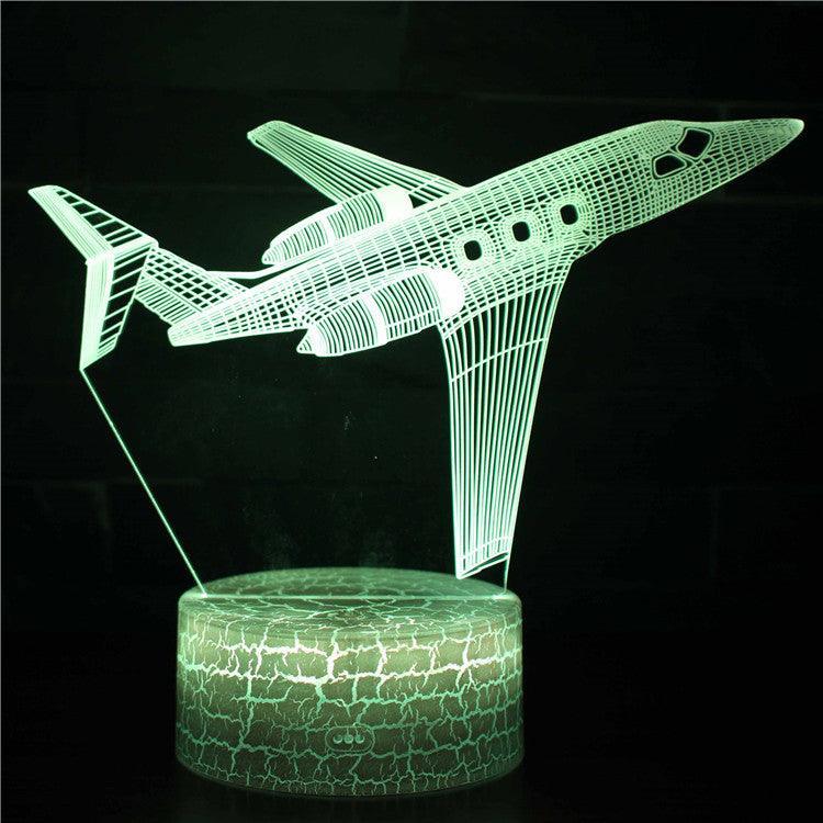 Warbird Airplane 3D Optical Illusion Lamp - 3D Optical Lamp