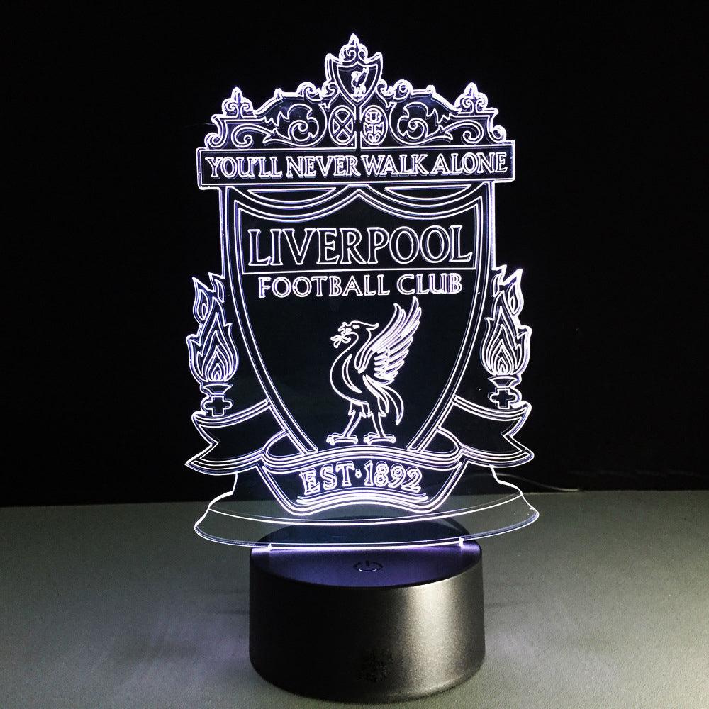 Football Liverpool 3D Optical Illusion Lamp-3D Optical Lamp