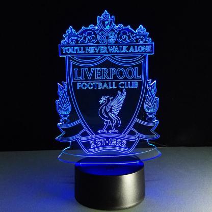 Football Liverpool 3D Optical Illusion Lamp-3D Optical Lamp