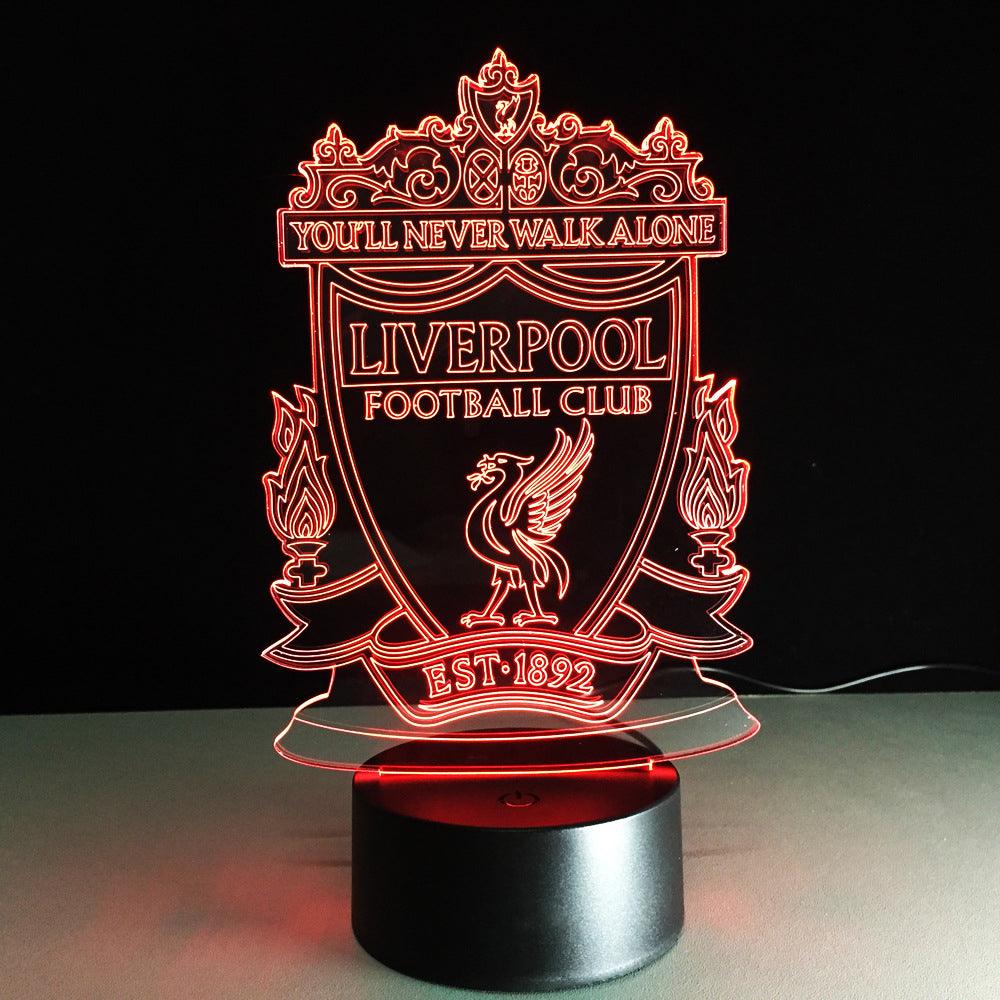 Football Liverpool 3D Optical Illusion Lamp-3D Optical Lamp