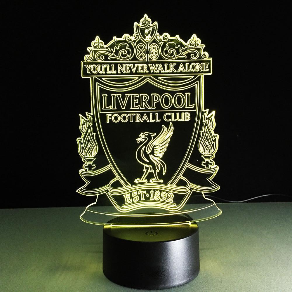 Football Liverpool 3D Optical Illusion Lamp-3D Optical Lamp