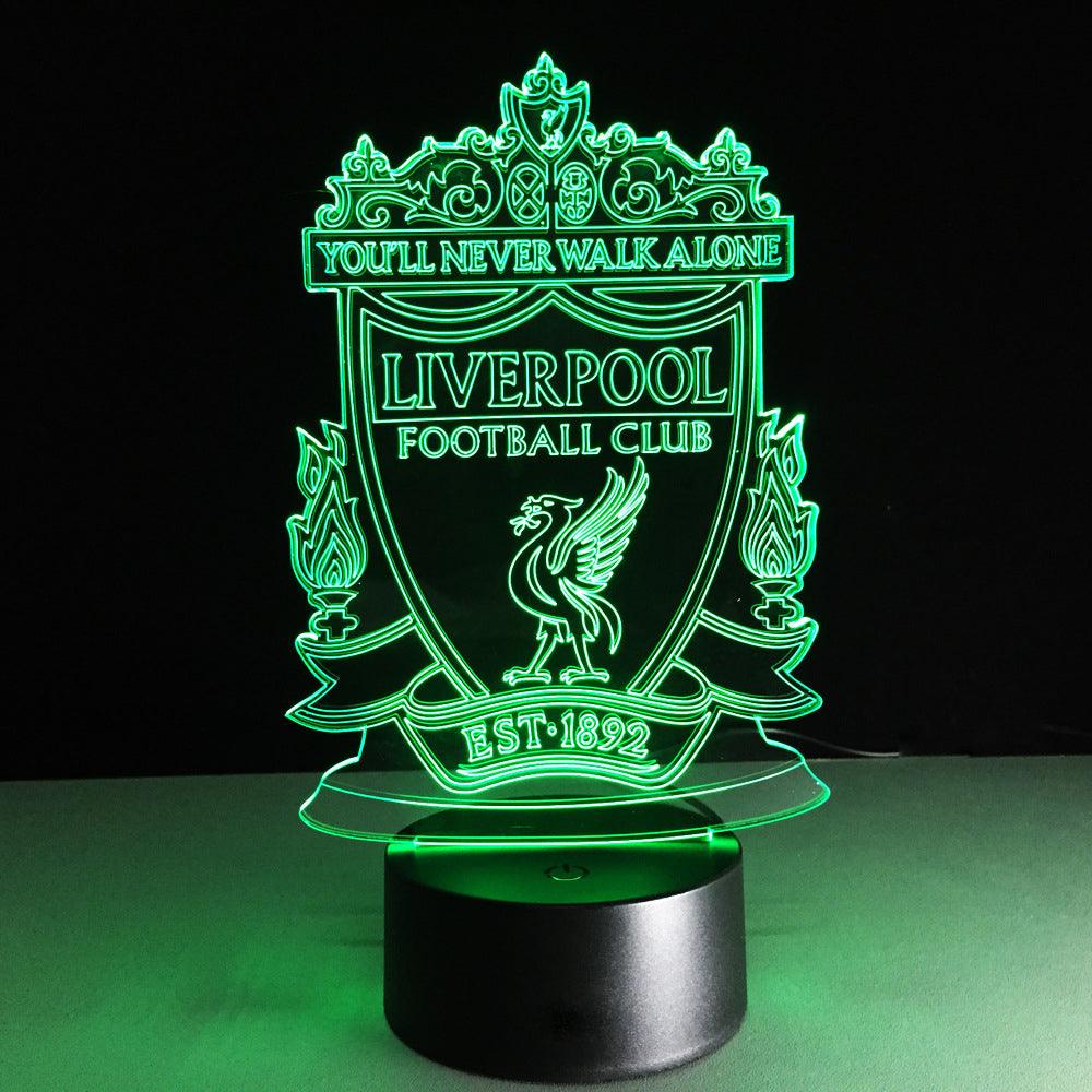 Football Liverpool 3D Optical Illusion Lamp-3D Optical Lamp