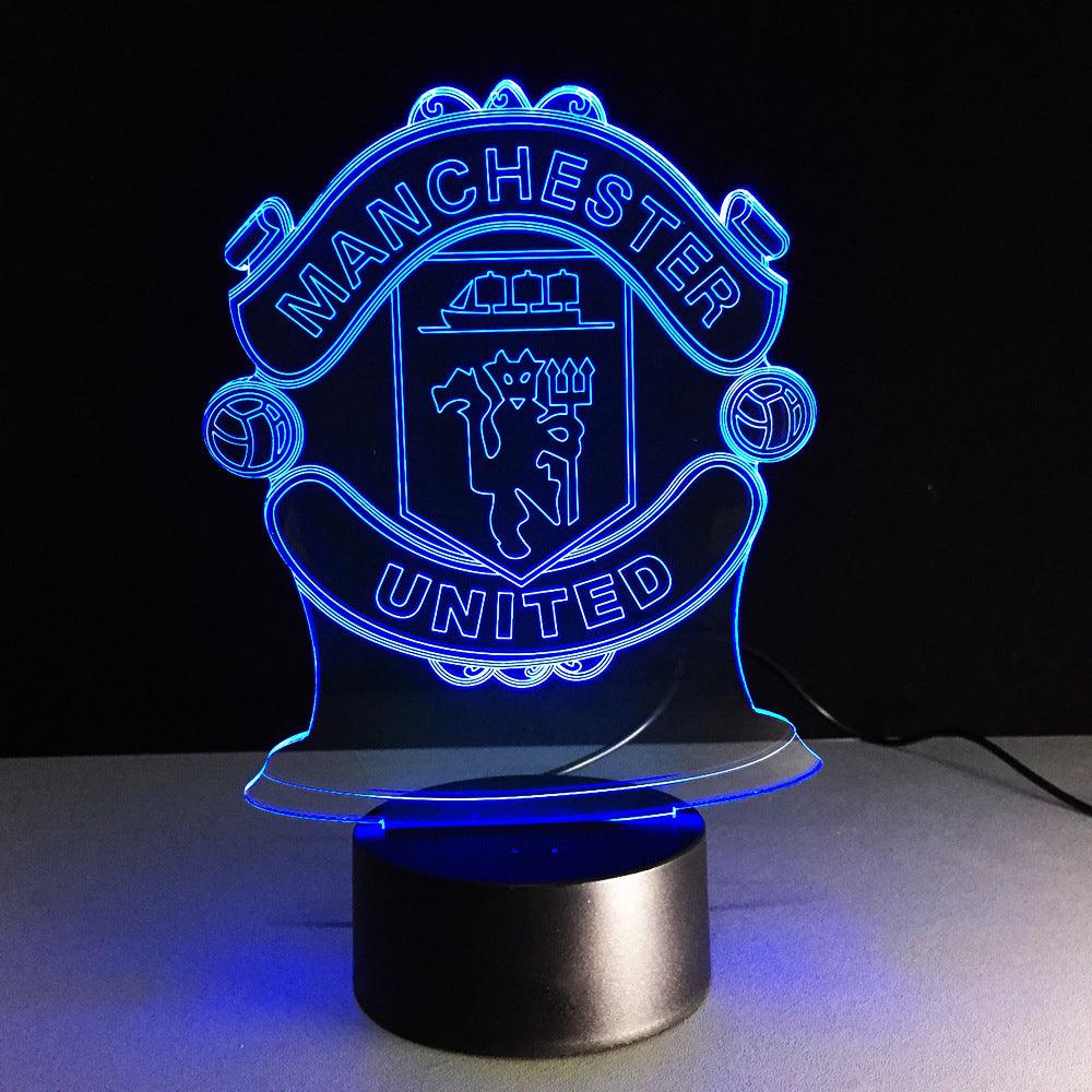 Football Manchester 3D Optical Illusion Lamp-3D Optical Lamp