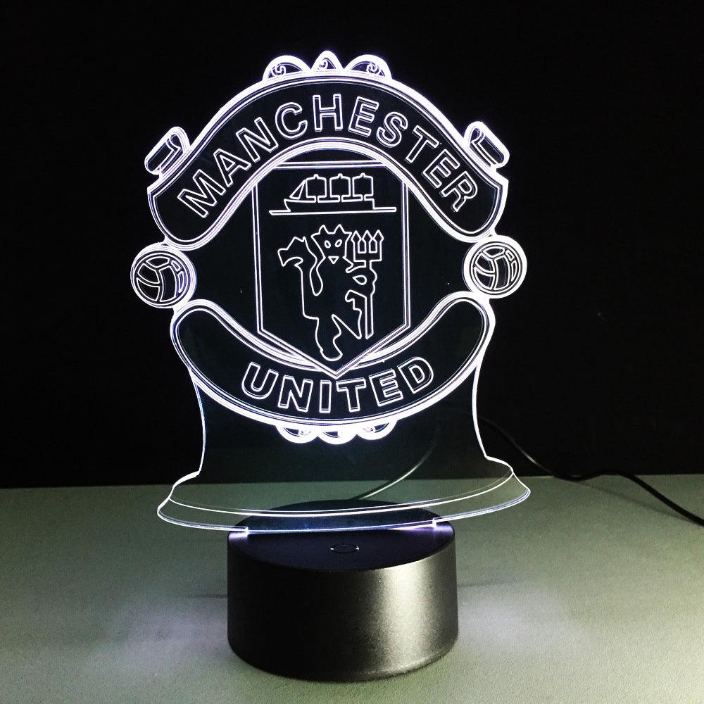 Football Manchester 3D Optical Illusion Lamp-3D Optical Lamp
