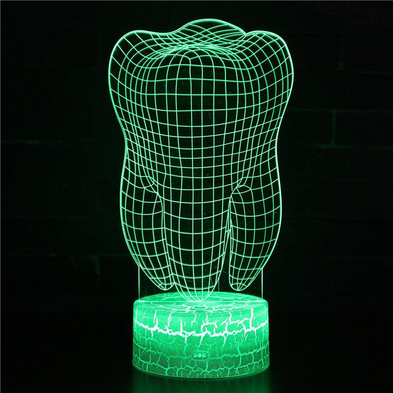 Anatomical Tooth LED Lamp-3D Optical Lamp