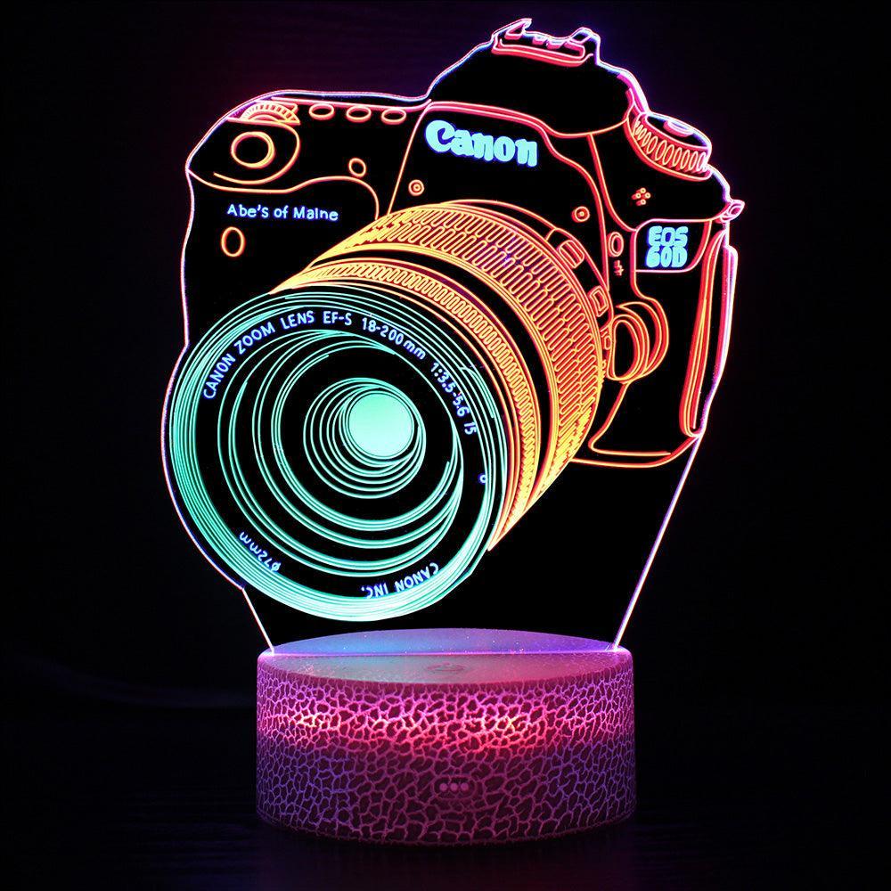 Canon Camera 3D Optical Illusion Lamp - 3D Optical Lamp