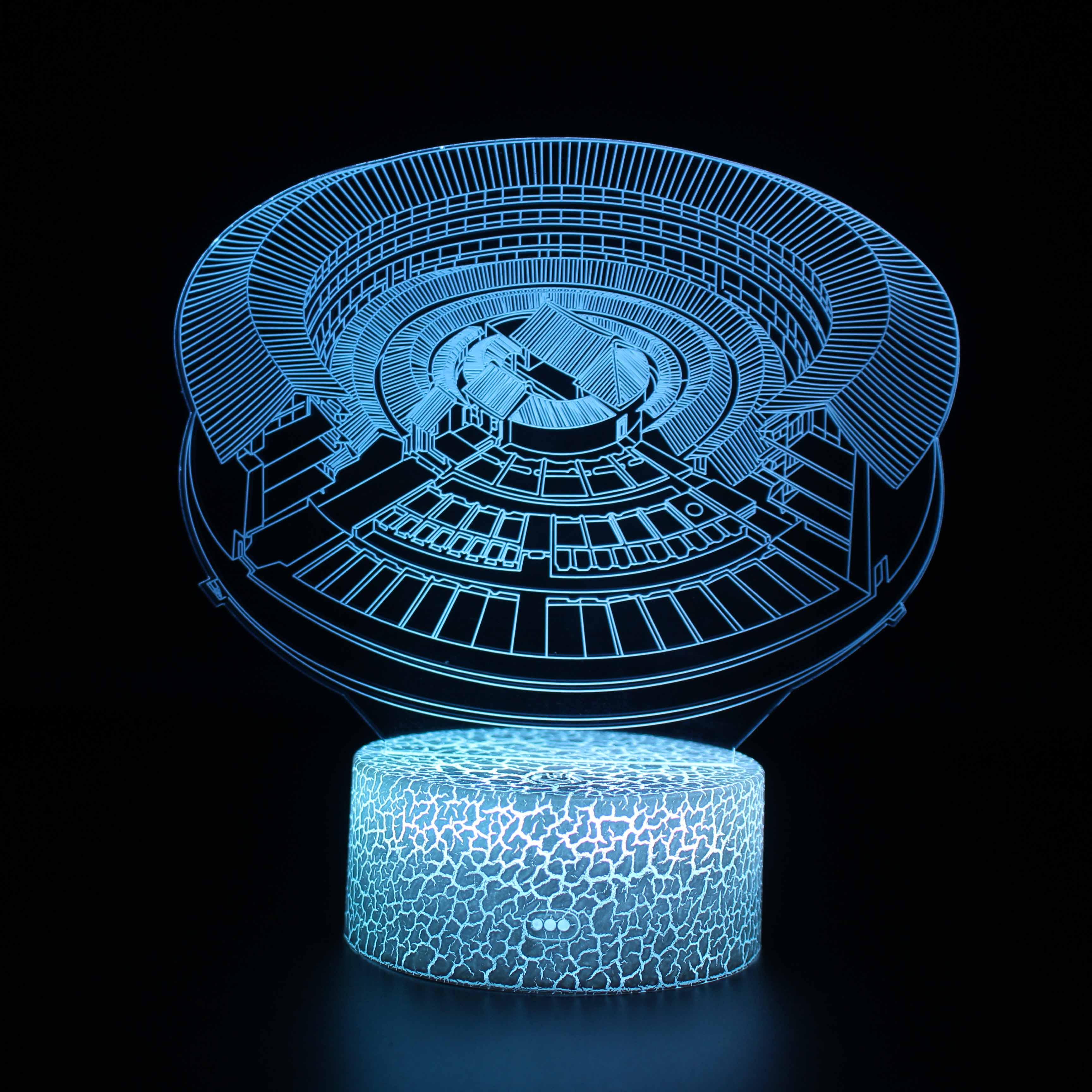Chengqi Building 3D Optical Illusion Lamp For Home Decor-3D Optical Lamp