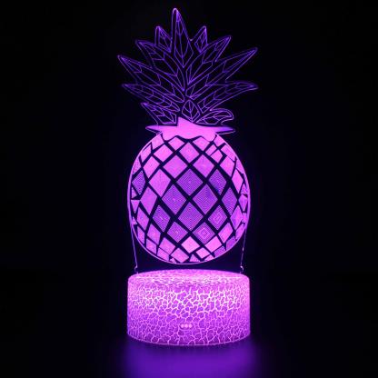 Pineapple 3D Optical Illusion Lamp - 3D Optical Lamp