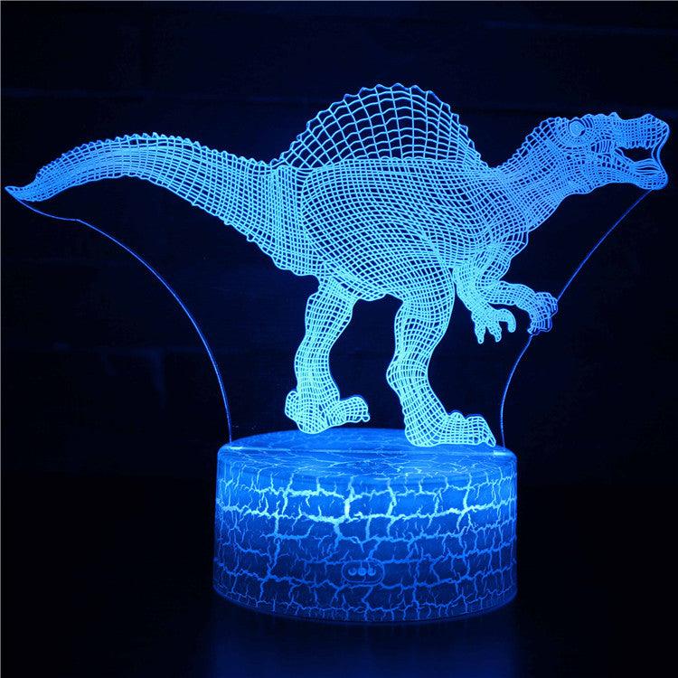 Realistic Spinosaurus Dinosaur 3D Optical Illusion Lamp-3D Optical Lamp