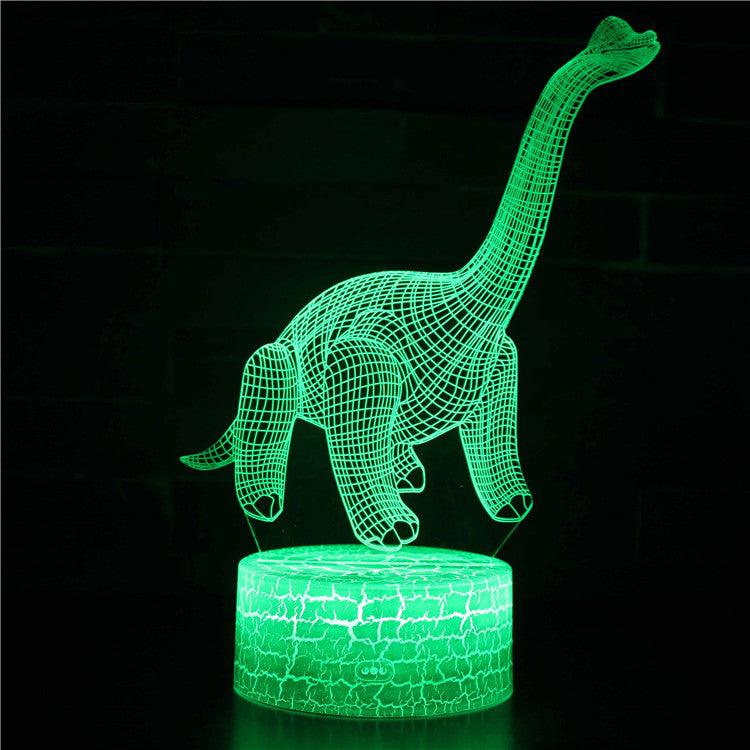 Realistic Brachiosaurus Dinosaur 3D Optical Illusion Lamp-3D Optical Lamp