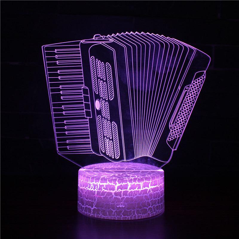 Accordion 3D Optical Illusion Lamp - 3D Optical Lamp