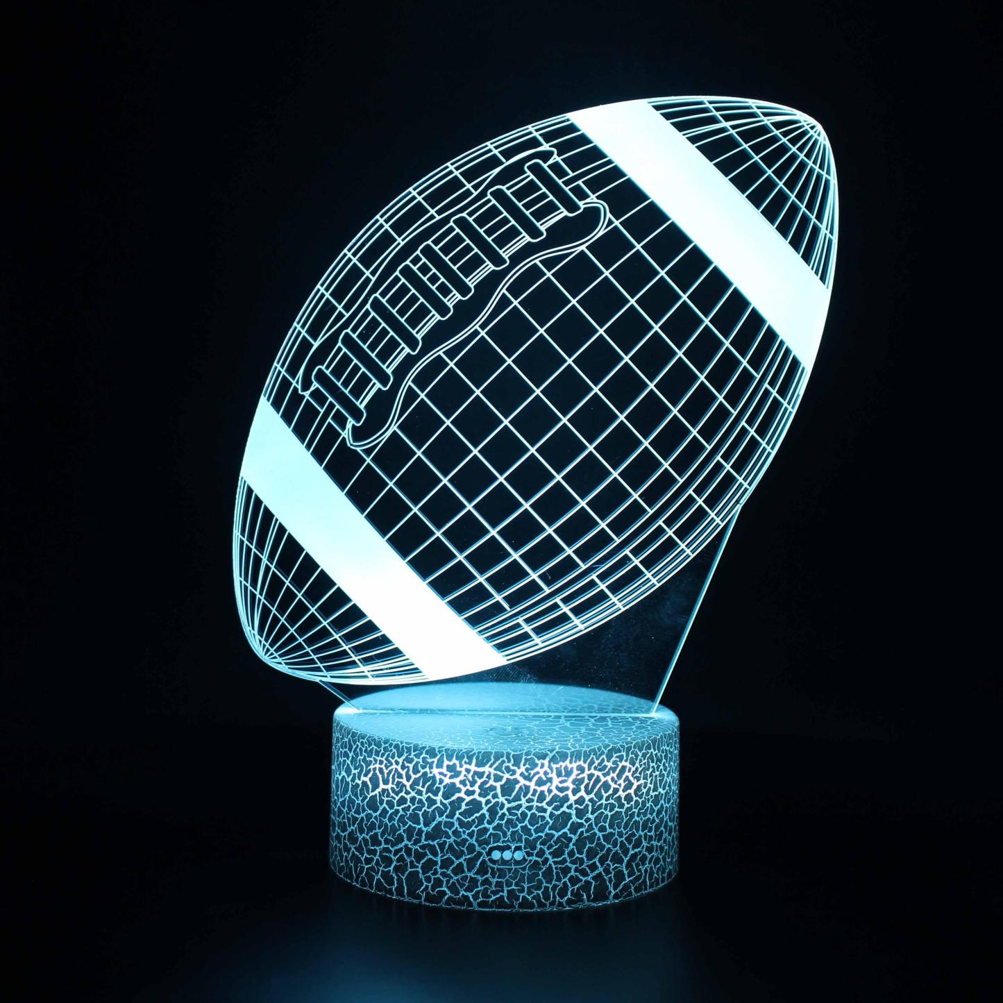 American Football 3D Optical Illusion Lamp - 3D Optical Lamp
