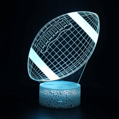 American Football 3D Optical Illusion Lamp - 3D Optical Lamp