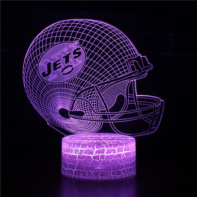 Jets Football 3D Lamp Light Up Your Team Spirit-3D Optical Lamp