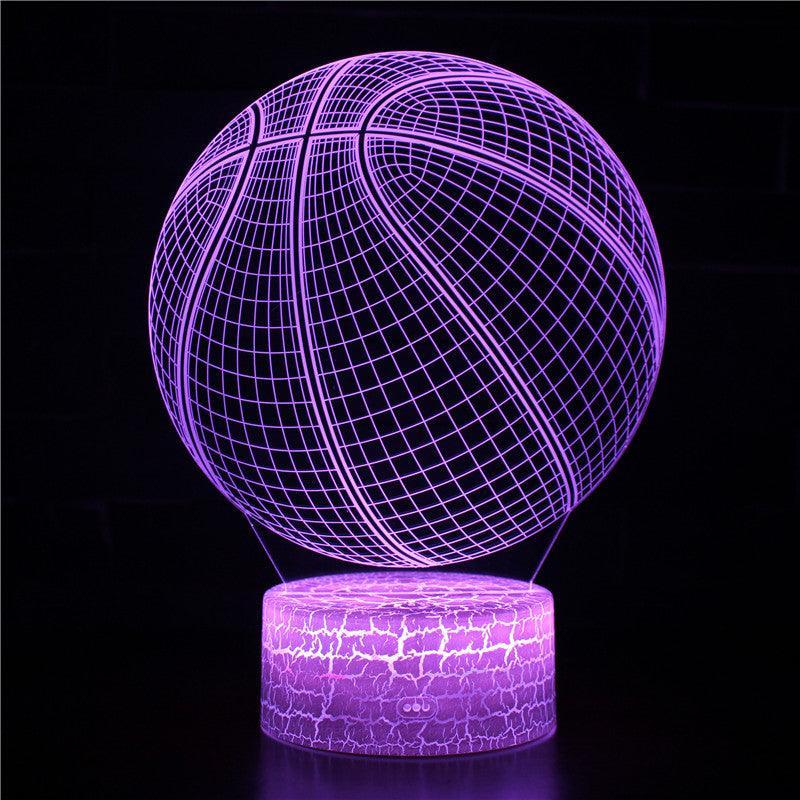 Basketball 3D Optical Illusion Lamp - 3D Optical Lamp
