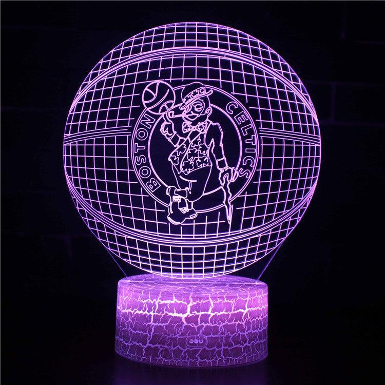 Boston Celtics 3D Optical Illusion Lamp - 3D Optical Lamp