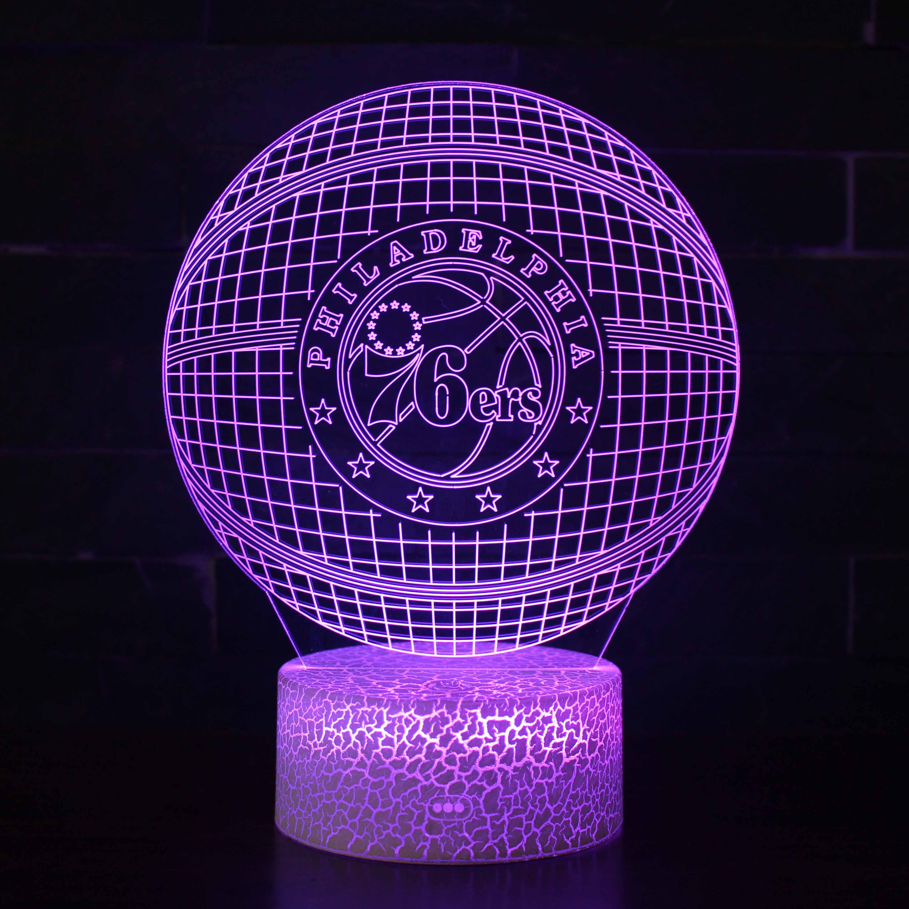 Basketball Sports Desk Light-3D Optical Lamp