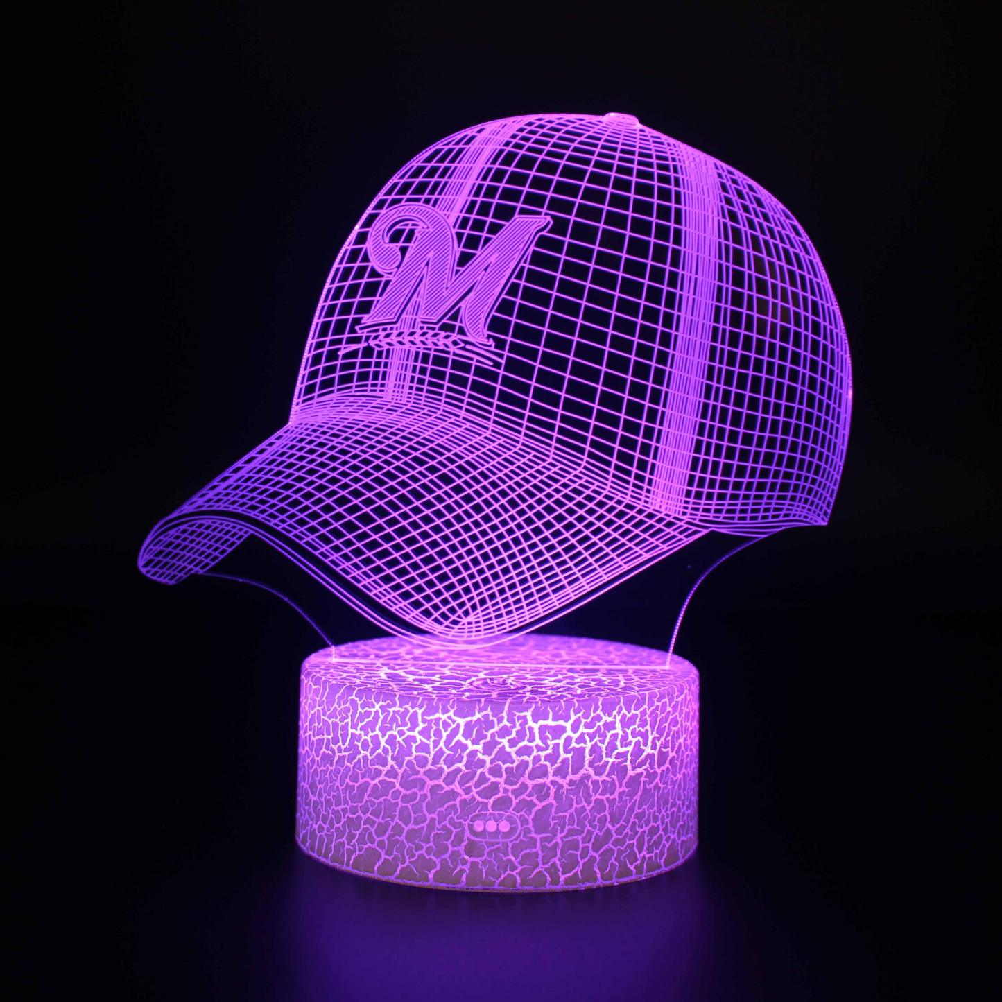 Milwaukee Cap Illusion Light-3D Optical Lamp