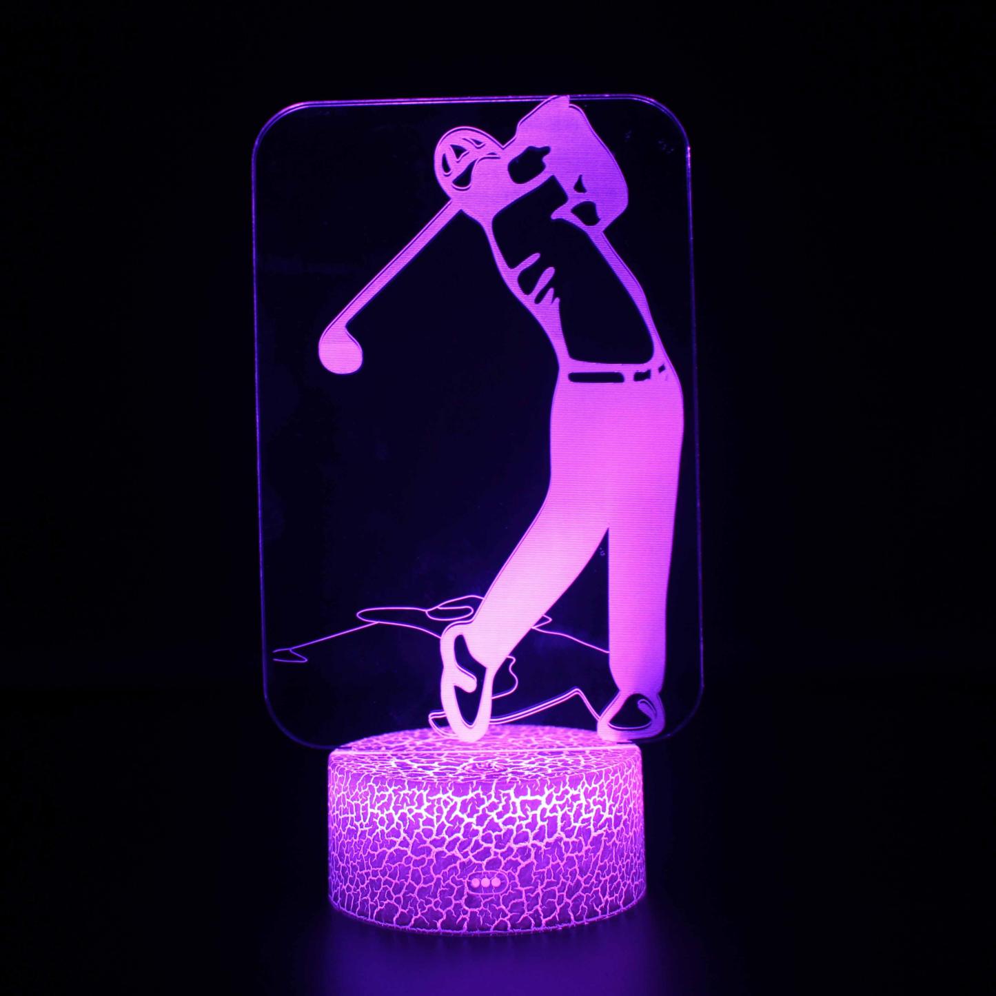Golf Remote Control Lamp-3D Optical Lamp