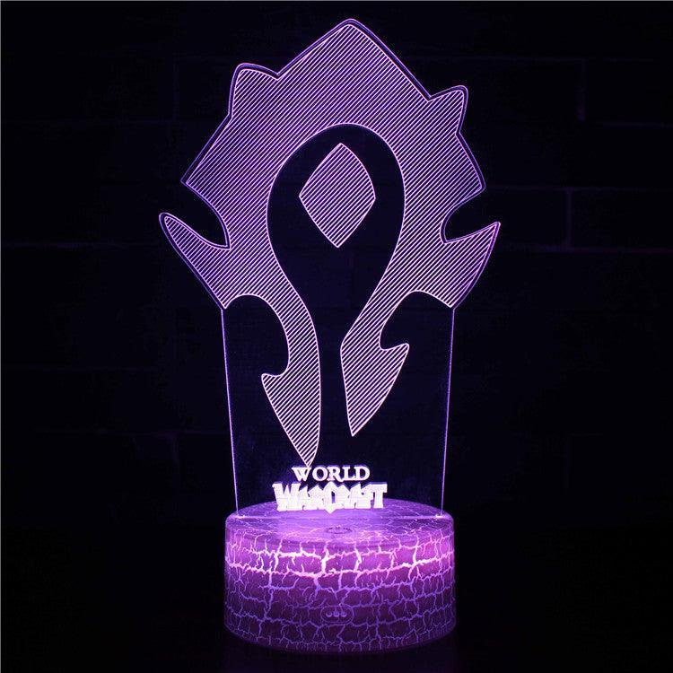 Abstract World War Craft Optical Illusion Lamp - 3D Optical Lamp
