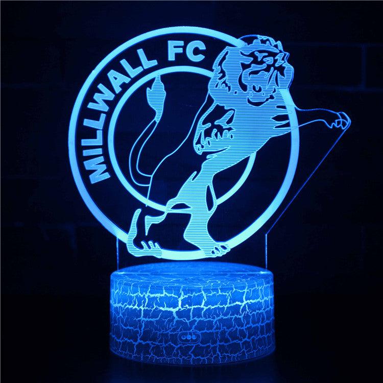Millwall FC Team LED Lamp - 3D Optical Illusion LED Lamp-3D Optical Lamp