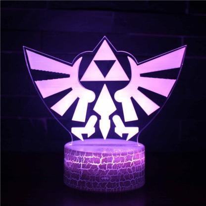 Legend Zelda 3D Lamp Light Up Your Gaming World-3D Optical Lamp