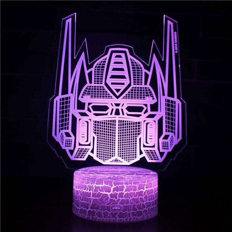 Transformers 3D Optical Illusion Lamp - 3D Optical Lamp