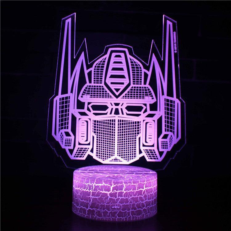 Transformers 3D Optical Illusion Lamp - 3D Optical Lamp