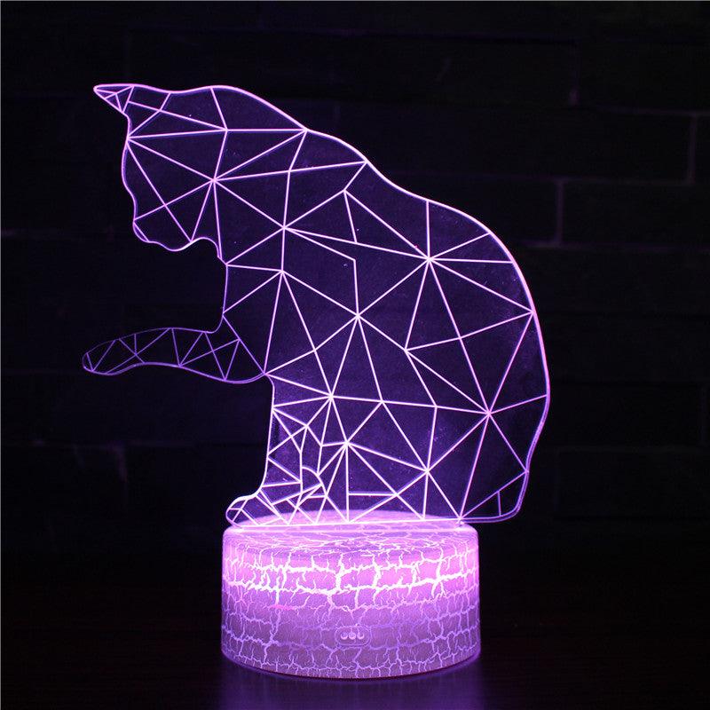 Cat Illusion Lamp-3D Optical Lamp