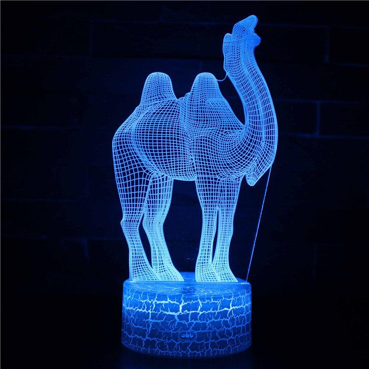 Camel 3D Optical Illusion Lamp - 3D Optical Lamp