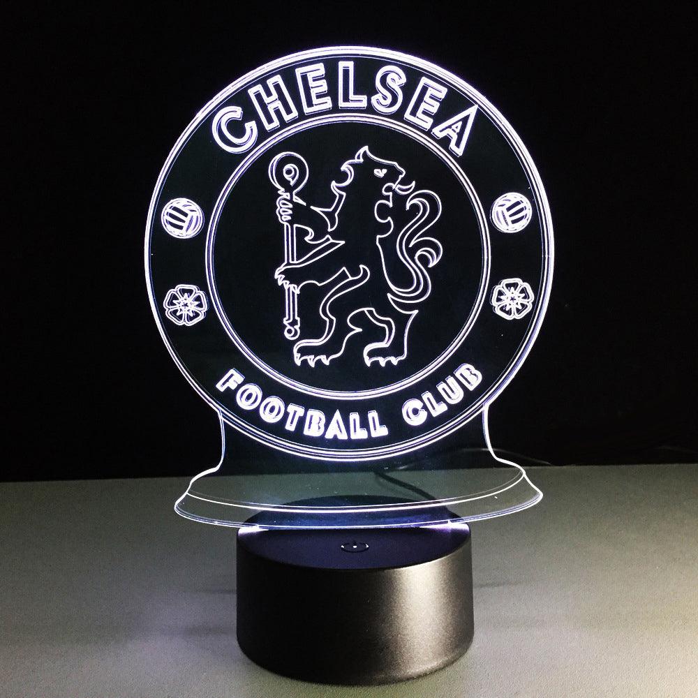 Football Chelsea 3D Optical Illusion Lamp-3D Optical Lamp