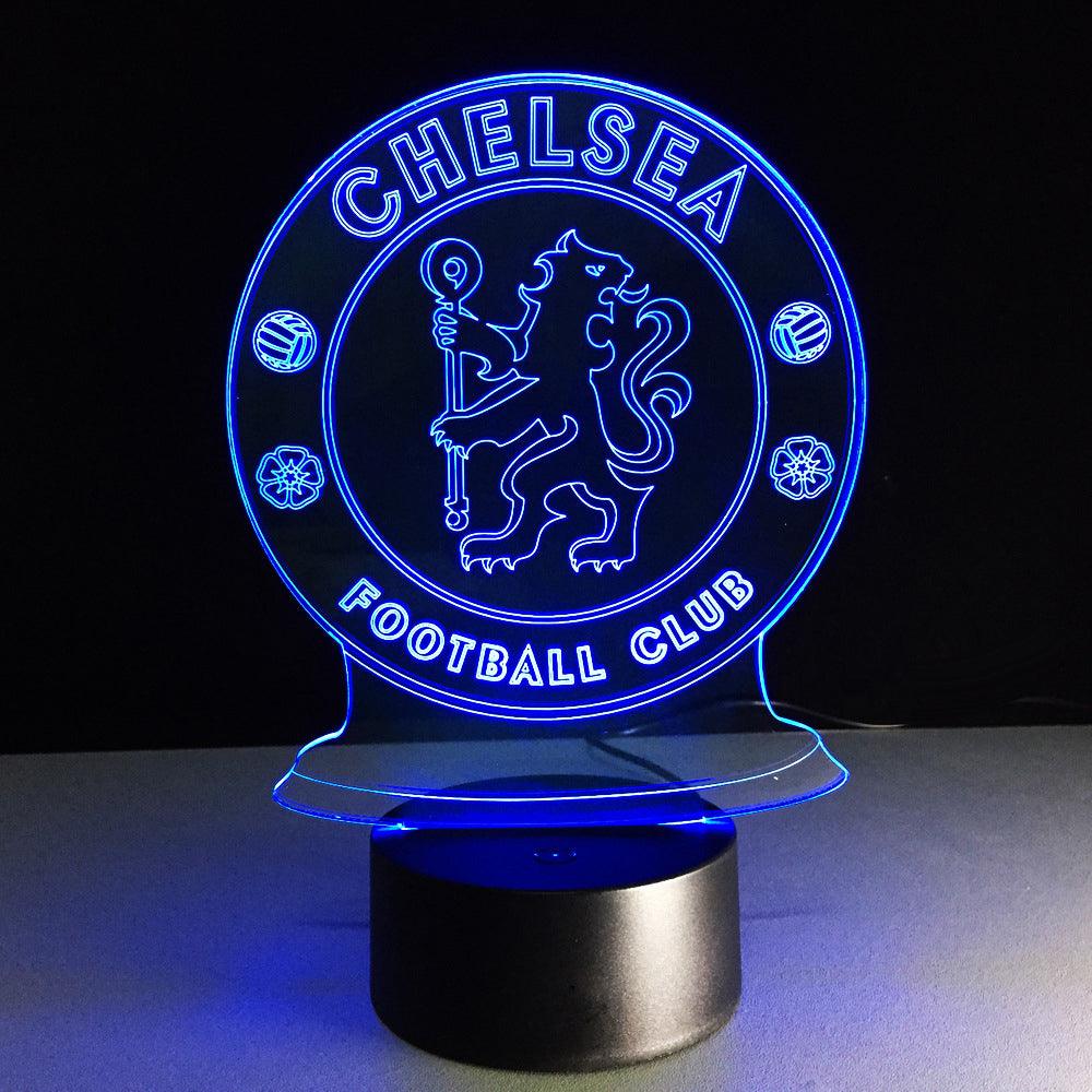Football Chelsea 3D Optical Illusion Lamp-3D Optical Lamp