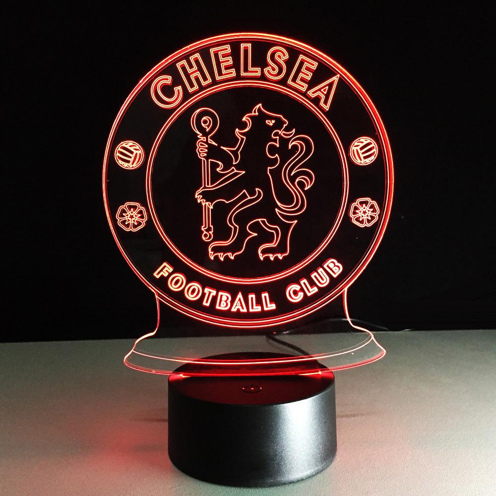 Football Chelsea 3D Optical Illusion Lamp-3D Optical Lamp