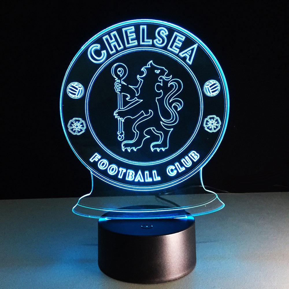Football Chelsea 3D Optical Illusion Lamp-3D Optical Lamp