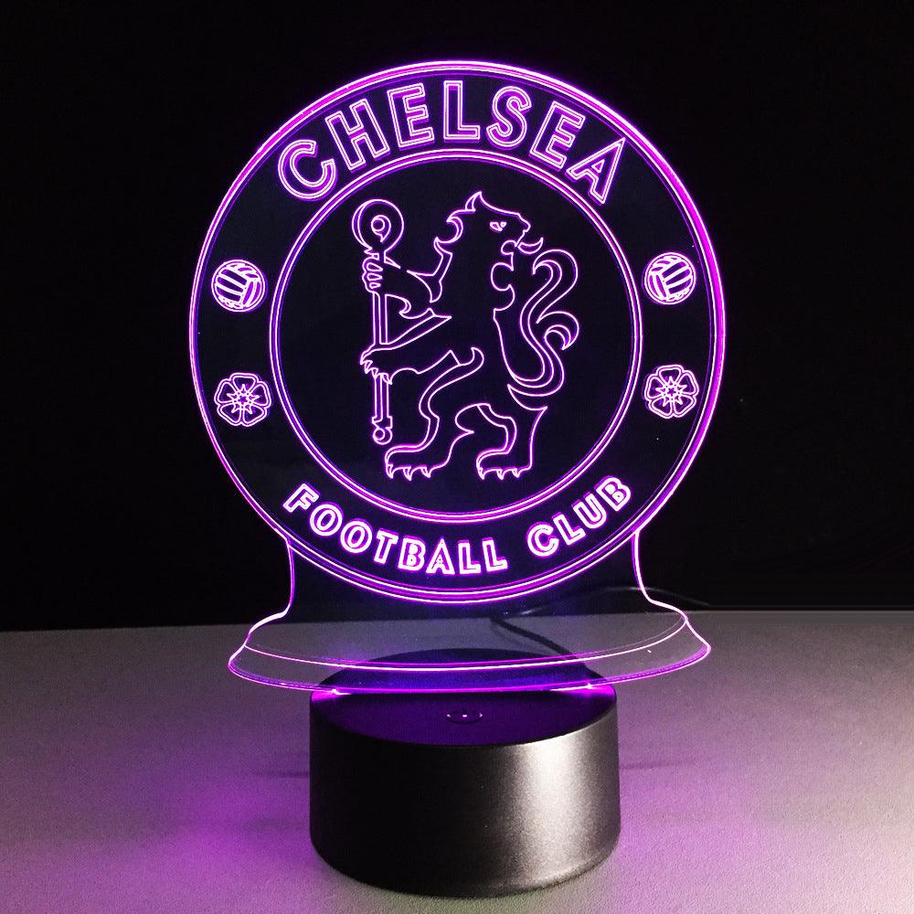 Football Chelsea 3D Optical Illusion Lamp-3D Optical Lamp